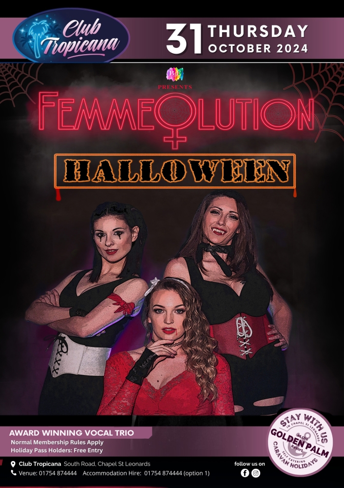 Femmeolution Halloween Show...Byron Lee