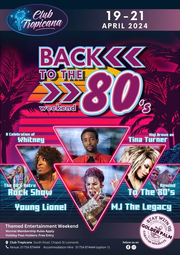 Back to the 80's Weekender