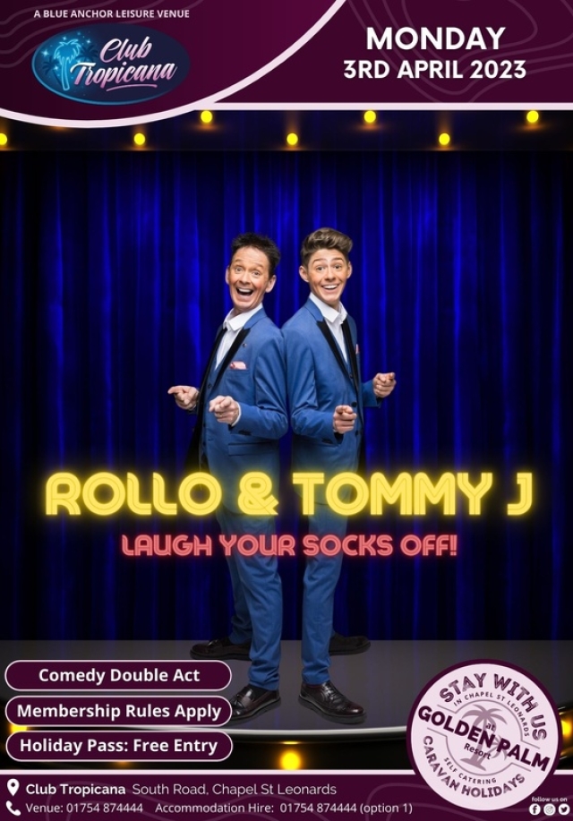 Rollo & Tommy J | Live Entertainment, Skegness