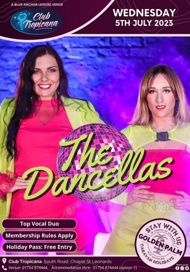 The Dancellas Live Entertainment Skegness Blue Anchor 2559