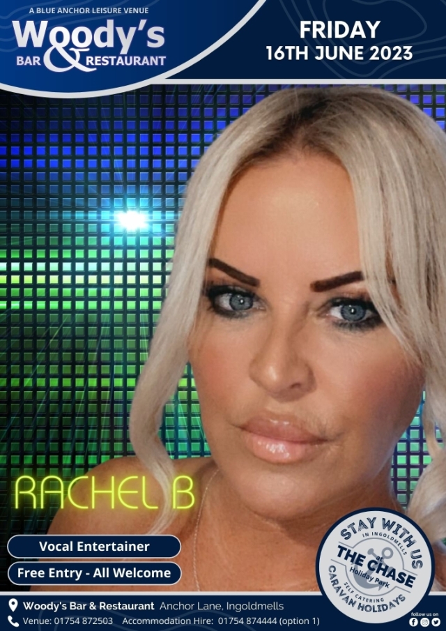 Rachel B | Live Entertainment, Skegness | Blue Anchor