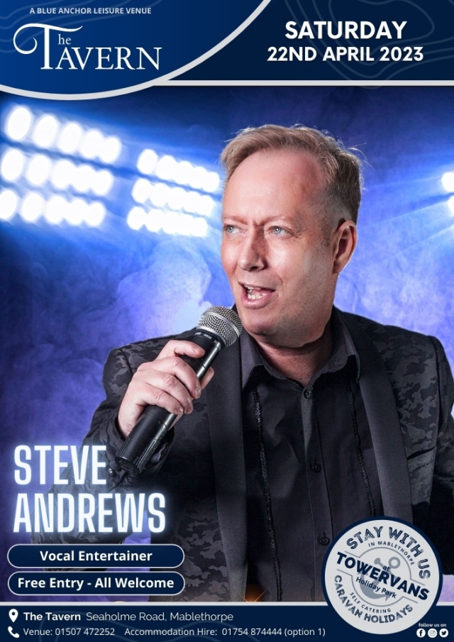 Steve Andrews | Live Entertainment, Skegness | Blue Anchor