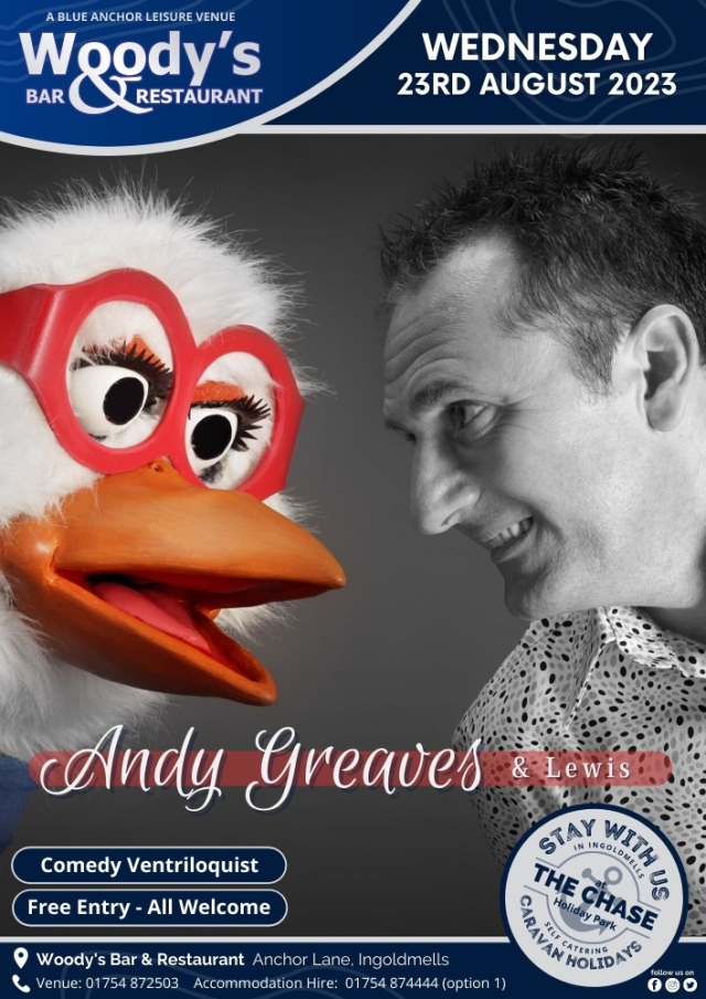 Andy Greaves | Live Entertainment, Skegness | Blue Anchor