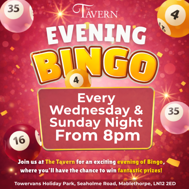 Wednesday Night Tavern Bingo