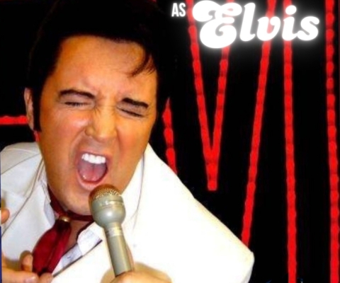 Steve Halliday as Elvis....Kriz Garrick