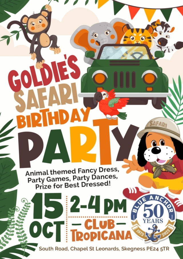 Goldie's Safari Birthday Parties!