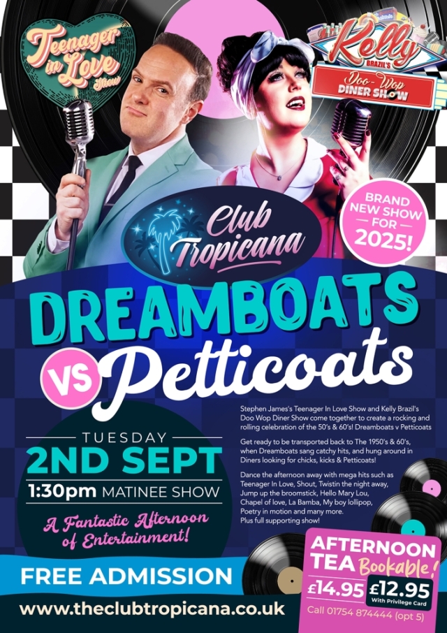 Dreamboats vs Petticoats - Club Tropicana