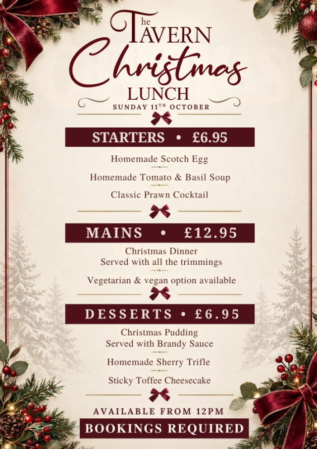 The Tavern Christmas Lunch