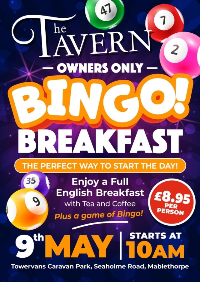The Tavern Bingo Breakfast