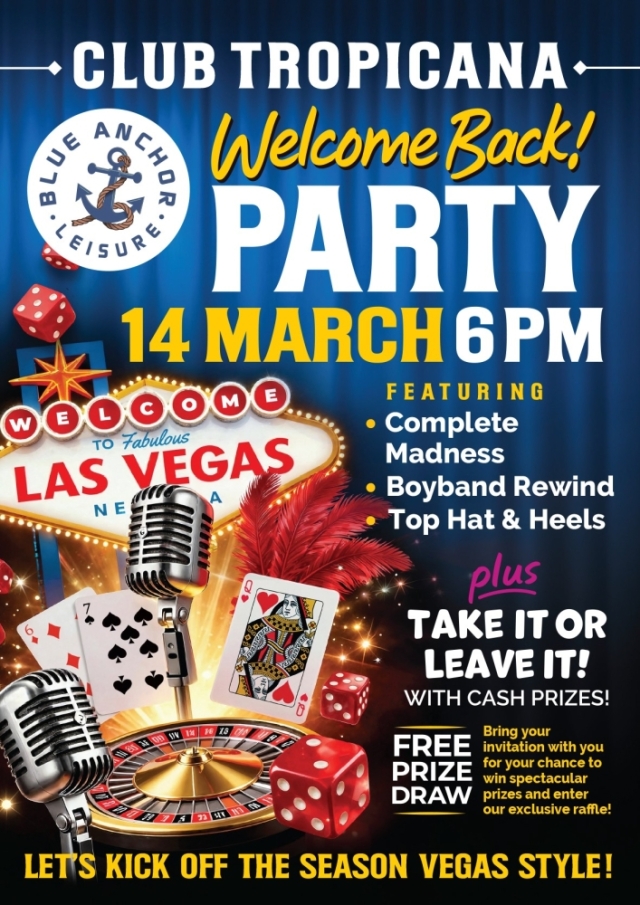Club Tropicana Welcome Back Party