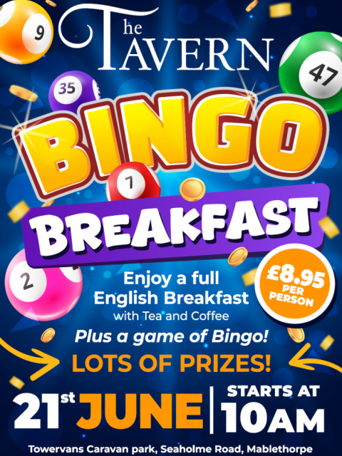 The Tavern Bingo Breakfast