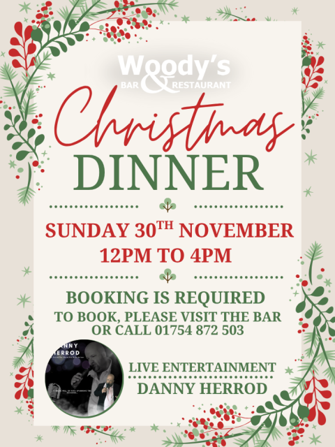 Woody's Bar and Restaurant Christmas Dinner