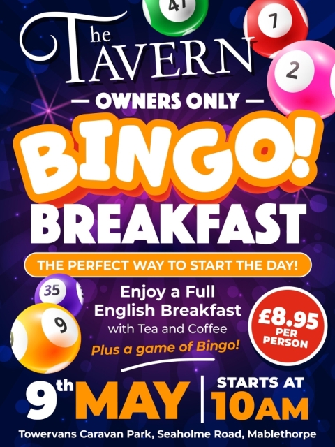 The Tavern Bingo Breakfast